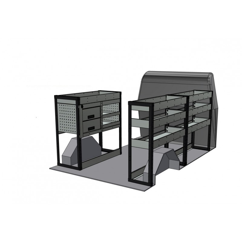 Peugeot boxer van online racking